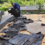 Reparatur Pergola Dach 2018